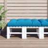 VidaXL Pernă pentru paleți, albastru, 120x80x12 cm, material textil