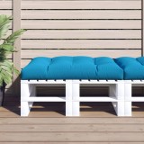 VidaXL Pernă pentru paleți, albastru, 120x80x12 cm, material textil