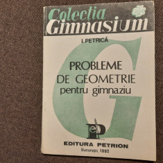 I PETRICA PROBLEME DE GEOMETRIE PENTRU GIMNAZIU 26/4