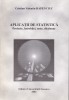 AS - CRISTIAN V. HAPENCIUC - APLICATII DE STATISTICA, PROIECTE, INTREBARI, TESTE