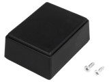 Carcasă universală ABS neagră 49mm x 64mm x 27mm