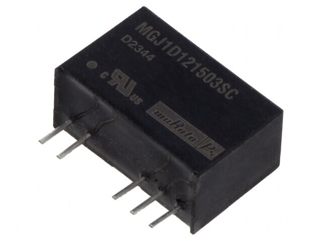 Convertor DC/DC 1W 12V la 15V/-3V SIP THT