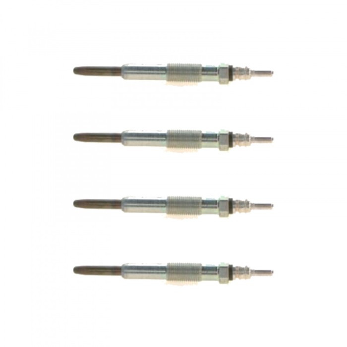 Set 4 bujii incandescente Bosch pentru Dacia Pick Up, Solenza, Renault Clio II, Kangoo, Megane I, Trafic