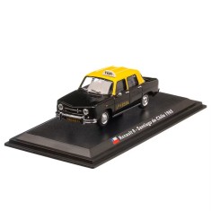 Macheta Auto Renault 8 Taxi Santiago de Chile 1965 &ndash; Scara 1:43 Atlas