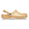 Saboți Crocs Classic Glitter Clog Portocaliu - Orange Sorbet, 37, 41