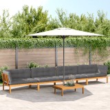 vidaXL Set canapele de grădină cu perne din paleți 5 piese lemn acacia 3209506
