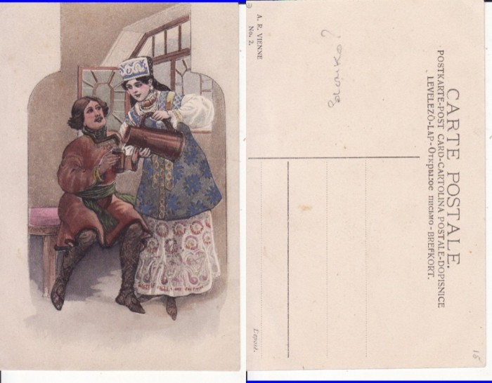 Rusia- tipuri, femei- ilustrator