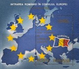 Romania 1993 - Intrarea Romaniei &icirc;n Consiliul Europei, colita neuzata