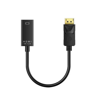 Adaptor Displayport Tata la HDMI Mama, 4K 30HZ &amp;ndash; 25cm foto