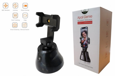 Suport pentru Telefonul Mobil Urmarire Automata a obiectelor/fetei cu Rotatie 360 ​​Selfie Stick pentru TikTok / YouTube / Stream live / Machiaj Perfo foto