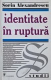Idenititate in ruptura - Sorin Alexandrescu