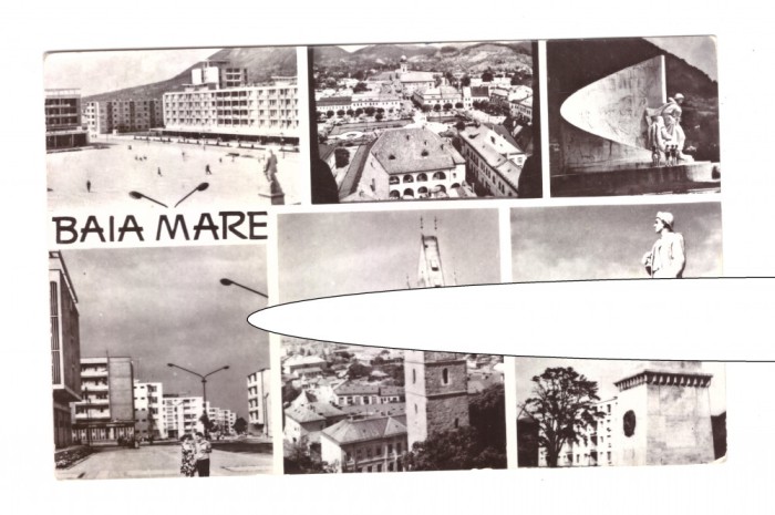 CP Baia Mare - Mozaic, RPR, circulata 1965, stare buna