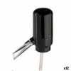 Dozator Kinvara Negru Transparent Silicon Oțel inoxidabil ABS Plastic 5 x 11 x 10 cm Electric (12 Unități)