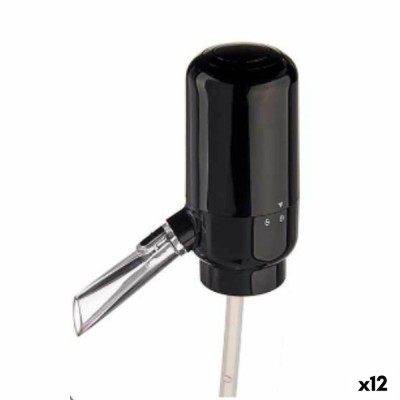 Dozator Kinvara Negru Transparent Silicon Oțel inoxidabil ABS Plastic 5 x 11 x 10 cm Electric (12 Unități) foto