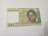 bancnota madagascar 500 fr 1994
