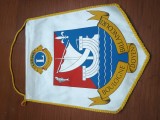 FANION matase groasa ,CLUBUL MASONIC LIONS , BOULOGNE FRANTA