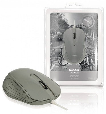 Mouse optic 3 butoane 1000DPI USB Amsterdam Sweex foto