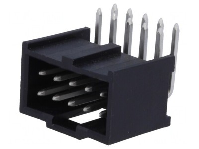 Soclu dreptunghiular tată C-Grid III 2,54mm 10 PIN THT foto