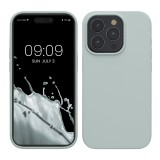 Husa Kwmobile pentru Apple iPhone 15 Pro Max, Verde deschis, Silicon, KWM000020CD017C, Carcasa