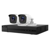 Sistem supraveghere Hilook, 2 camere 2MP, IR 20m, DVR 4 canale 2MP, Autocolant Rovision SafetyGuard Surveillance
