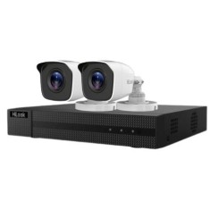 Sistem supraveghere Hilook, 2 camere 2MP, IR 20m, DVR 4 canale 2MP, Autocolant Rovision SafetyGuard Surveillance