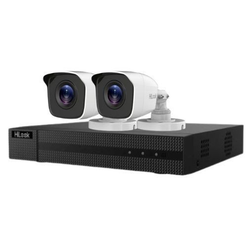 Sistem supraveghere Hilook, 2 camere 2MP, IR 20m, DVR 4 canale 2MP, Autocolant Rovision SafetyGuard Surveillance