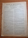 Noua revista romana 15 mai 1911-art. regele carol 1, brosura al. vaida voievod