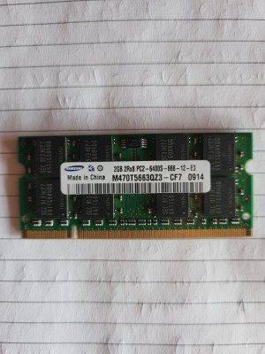 ram DDR2 de 2 Gb - pentru laptop - SAMSUNG foto