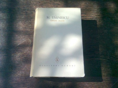 OPERE ALESE II - M. EMINESCU foto