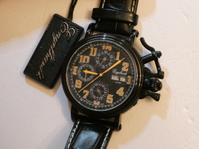 CEAS ENGELHARDT BLACK - Automatic - Cal. 10.310 - 43mm + Cutie - NOU ! foto