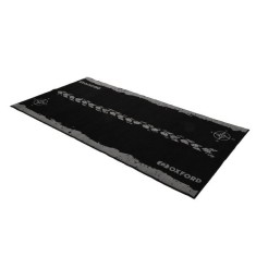 Covor de atelier Oxford Workshop Mat Adventure 200 x 100cm, negru/gri