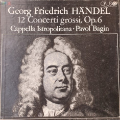 Box Set 4 Viniluri Georg Friedrich Händel- 12 Concerti Grossi, stare f buna!
