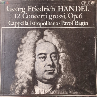 Box Set 4 Viniluri Georg Friedrich H&amp;auml;ndel- 12 Concerti Grossi, stare f buna! foto