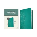 NLT Super Giant Print Bible, Filament Enabled Edition (Red Letter, Leatherlike, Peony Rich Teal)