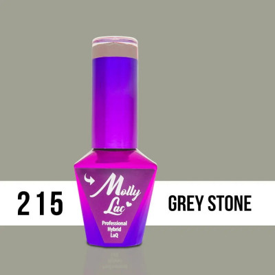 MOLLY LAC UV/LED Obsession - Grey Stone 215, 10ml foto