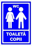 Semn de toaleta copii