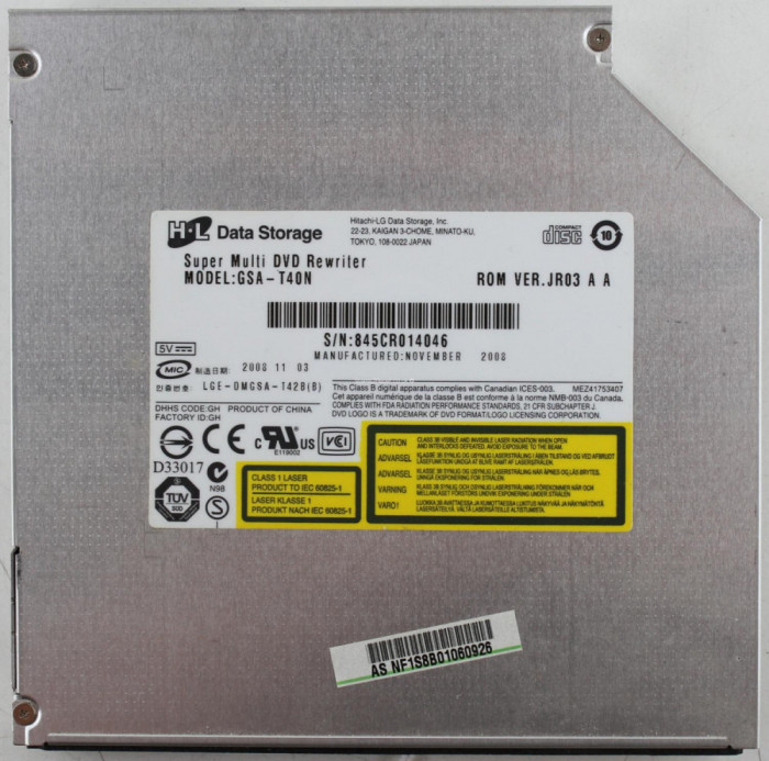 155. Unitate optica laptop - DVD-RW HL | GSA-T40N