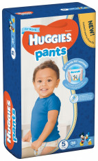 Scutece-chilotel Huggies Jumbo Pack, Nr.5, Baieti, 12-17 kg, 34 buc foto