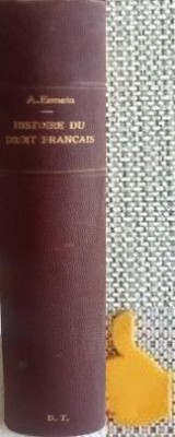 Cours &amp;eacute;l&amp;eacute;mentaire d&amp;#039;histoire du droit fran&amp;ccedil;ais &amp;agrave; l&amp;#039;usage des &amp;eacute;tudiants de premi&amp;egrave;re ann&amp;eacute;e Adh&amp;eacute;mar Esmein foto