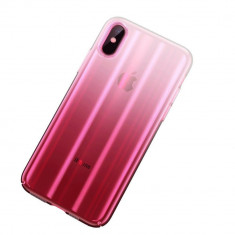 Husa Baseus Aurora Ombre Gradual IPhone XR roz foto