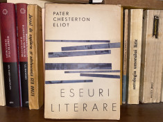 Eseuri literare - Eliot. Pater. Chesterton foto