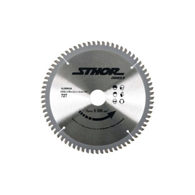 P&amp;acirc;nză fierăstrău circular pentru aluminiu cu 72 dinti 210 x 30 x 1.6 Sthor 08853 foto