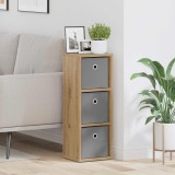 vidaXL Bufet cu sertar Stejar Artizanal 25,5 x 22 x 69,5 cm 8000555