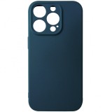 Husa silicon TPU Matte bleumarin pentru Apple iPhone 14 Pro