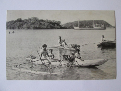 Rara! Carte postala foto scrisa Insulele Noile Hebride(Oceania)-Vanuatu din 1980 foto