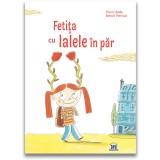 Fetita cu lalele in par