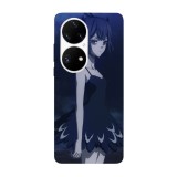 Husa compatibila cu Huawei P40 Pro model Nero Black Clover, Silicon, TPU, Viceversa, Transparent, Carcasa