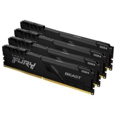 Memorie Kingston FURY Beast, 128GB DDR4, 3200MHz CL16, Quad Channel Kit