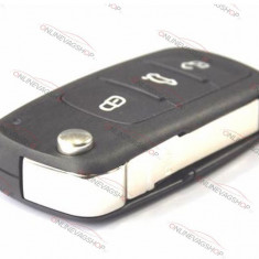 Carcasa cheie briceag ORIGINALA VW Golf 6 Skoda Octavia 2, Seat