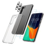 Husa Kwmobile pentru Samsung Galaxy S23 Plus, Transparent, Silicon, KWM000021LY001C, Carcasa